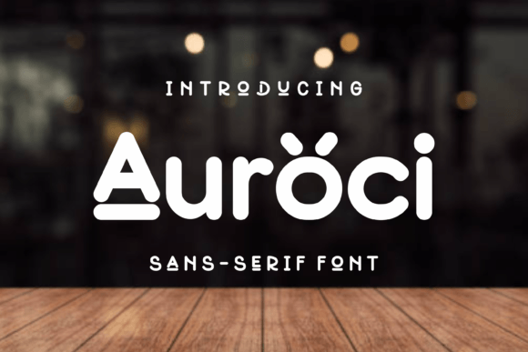 Auroci: A Bold Display Font for Designers
