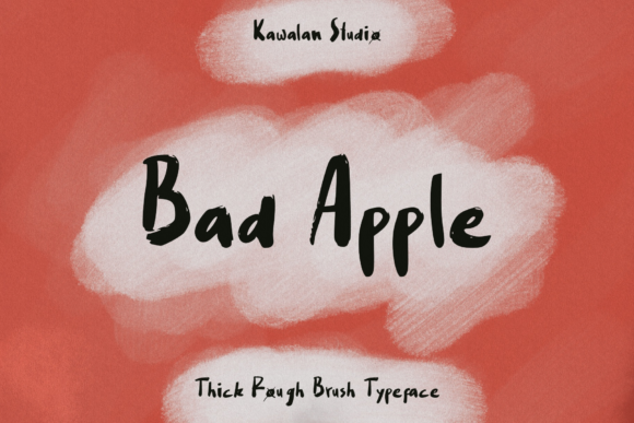 Bad Apple: A Bold Display Font