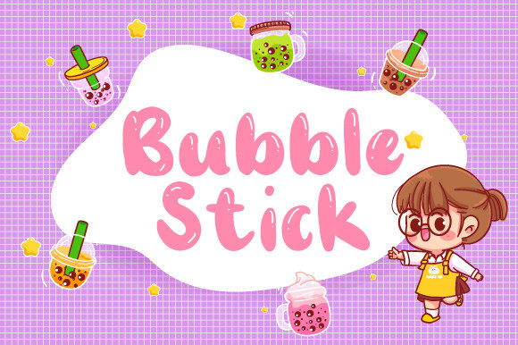 Bubble Stick: A Bubbly Typeface for Creative Projects