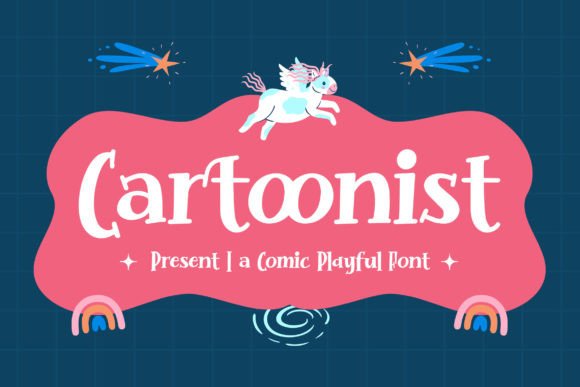 Cartoonist Font for Web Design