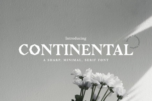 Continental: A Rugged Serif for Bold Design