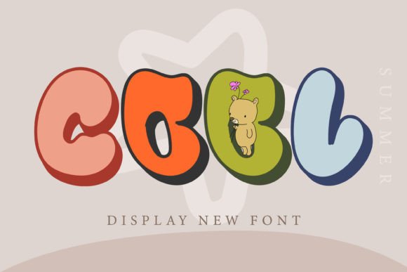 Coolsummer: A Quirky Display Font for Creative Projects