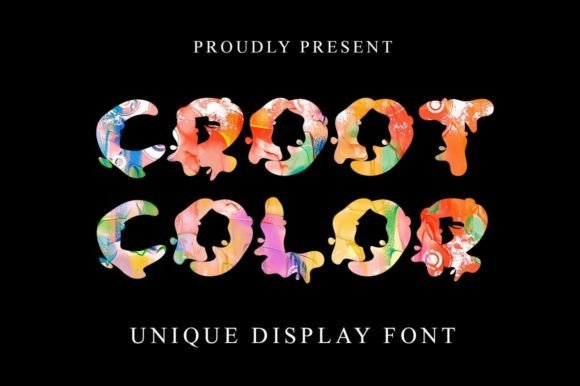 Croot Color: A Fun Display Font