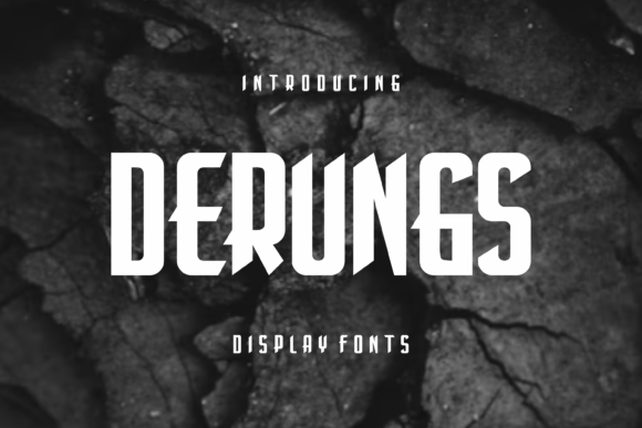 Derungs: A Fresh Display Font for Creative Projects