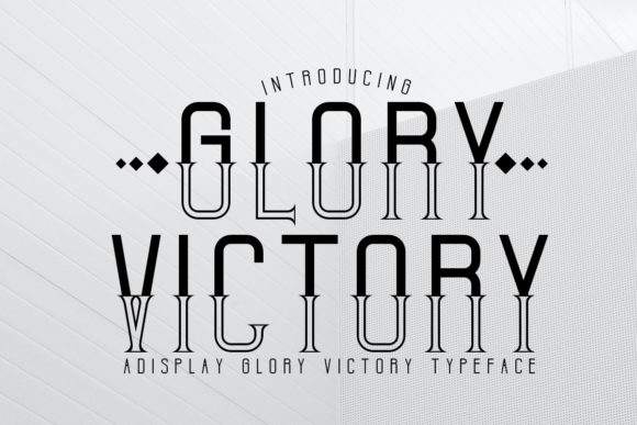 Glory Victory Font for Web Design