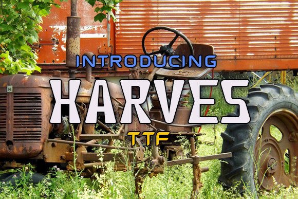 Harves: A Stylish Display Font