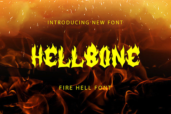 Hellbone: A Dark Typeface for Bold Design