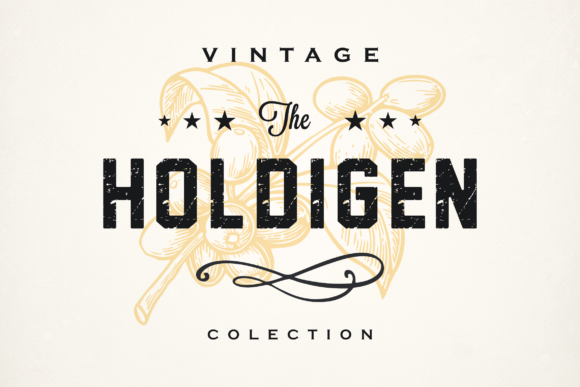 Holdigen: A Bold Display Font for Creative Projects