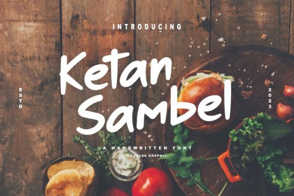 Ketan Sambel: A Fun Display Font for Crafters