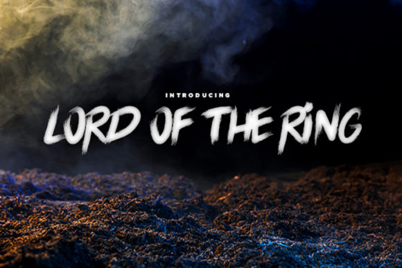 Lord of the Ring Font for Creative Makers