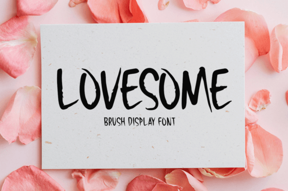 Lovesome: A Fun Display Font