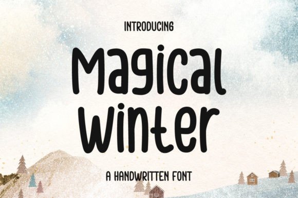 Magical Winter Font for Web Design