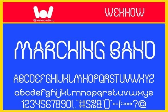 Marching Band Font for Business Branding