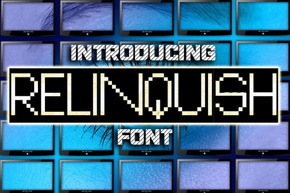 Relinquish: A Bold Display Font