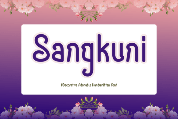 Sangkuni: Playful Handwritten Font for Business