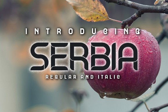 Serbia Font: Modern Display Type for Web Design