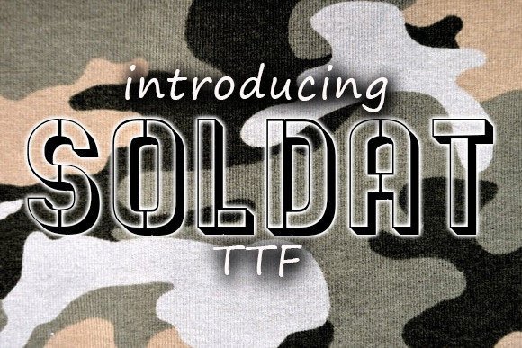Soldat Font: Bold & Beautiful for Business