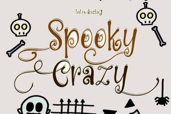 Spooky Crazy: A Bold Display Font