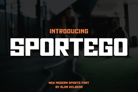 Sportego: A Bold Typographic Statement