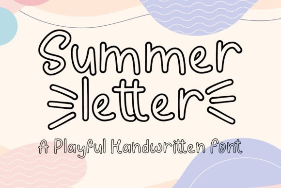 Summer Letter Font for Web Design