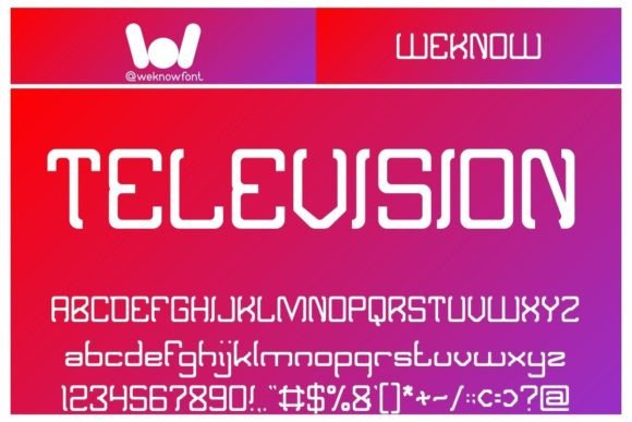 Television Font Review