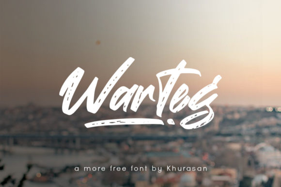 Warteg: A Creative Font for Makers