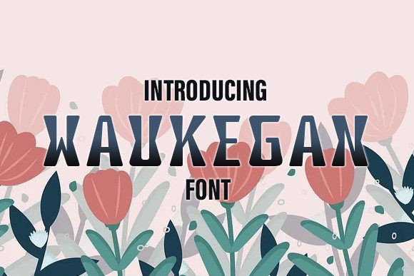 Waukegan: A Bold Display Font