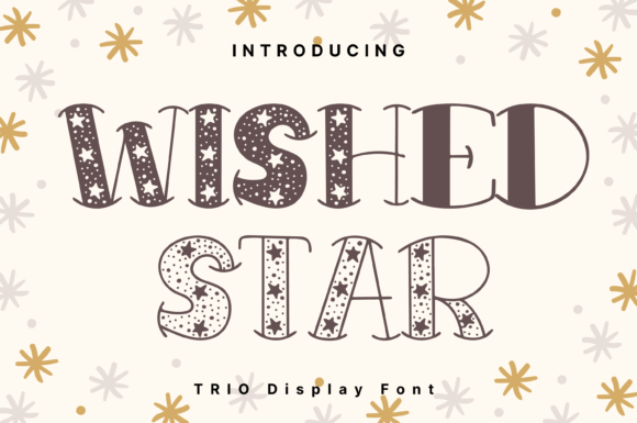 Wished Star Trio Font